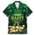 Ireland St Patrick's Day Family Matching Mermaid Dress and Hawaiian Shirt Irish Shamrocks Leprechaun - Wonder Print Shop