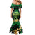 Ireland St Patrick's Day Family Matching Mermaid Dress and Hawaiian Shirt Irish Shamrocks Leprechaun - Wonder Print Shop