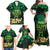 Ireland St Patrick's Day Family Matching Off Shoulder Maxi Dress and Hawaiian Shirt Irish Shamrocks Leprechaun - Wonder Print Shop