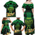 Ireland St Patrick's Day Family Matching Off Shoulder Maxi Dress and Hawaiian Shirt Irish Shamrocks Leprechaun - Wonder Print Shop