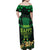 Ireland St Patrick's Day Family Matching Off Shoulder Maxi Dress and Hawaiian Shirt Irish Shamrocks Leprechaun - Wonder Print Shop