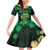 Ireland St Patrick's Day Family Matching Off Shoulder Short Dress and Hawaiian Shirt Irish Shamrocks Leprechaun - Wonder Print Shop