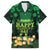 Ireland St Patrick's Day Family Matching Off Shoulder Short Dress and Hawaiian Shirt Irish Shamrocks Leprechaun - Wonder Print Shop