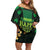 Ireland St Patrick's Day Family Matching Off Shoulder Short Dress and Hawaiian Shirt Irish Shamrocks Leprechaun - Wonder Print Shop