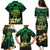 Ireland St Patrick's Day Family Matching Puletasi and Hawaiian Shirt Irish Shamrocks Leprechaun