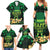 Ireland St Patrick's Day Family Matching Summer Maxi Dress and Hawaiian Shirt Irish Shamrocks Leprechaun - Wonder Print Shop