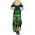 Ireland St Patrick's Day Family Matching Summer Maxi Dress and Hawaiian Shirt Irish Shamrocks Leprechaun - Wonder Print Shop