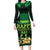 Ireland St Patrick's Day Long Sleeve Bodycon Dress Irish Shamrocks Leprechaun - Wonder Print Shop