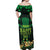 Ireland St Patrick's Day Off Shoulder Maxi Dress Irish Shamrocks Leprechaun - Wonder Print Shop