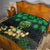 Ireland St Patrick's Day Quilt Irish Shamrocks Leprechaun - Wonder Print Shop