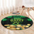 Ireland St Patrick's Day Round Carpet Irish Shamrocks Leprechaun - Wonder Print Shop