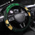 Ireland St Patrick's Day Steering Wheel Cover Irish Shamrocks Leprechaun - Wonder Print Shop