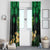 Ireland St Patrick's Day Window Curtain Irish Shamrocks Leprechaun - Wonder Print Shop