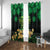 Ireland St Patrick's Day Window Curtain Irish Shamrocks Leprechaun - Wonder Print Shop