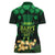 Ireland St Patrick's Day Women Polo Shirt Irish Shamrocks Leprechaun