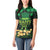 Ireland St Patrick's Day Women Polo Shirt Irish Shamrocks Leprechaun