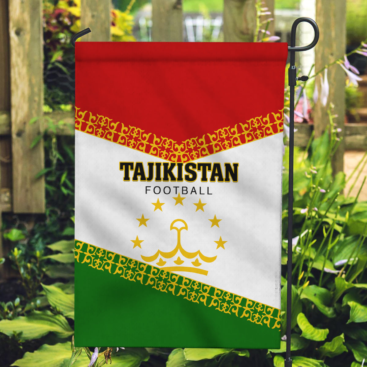 Tajikistan Football Garden Flag Come On Tadzhikistan - Wonder Print Shop