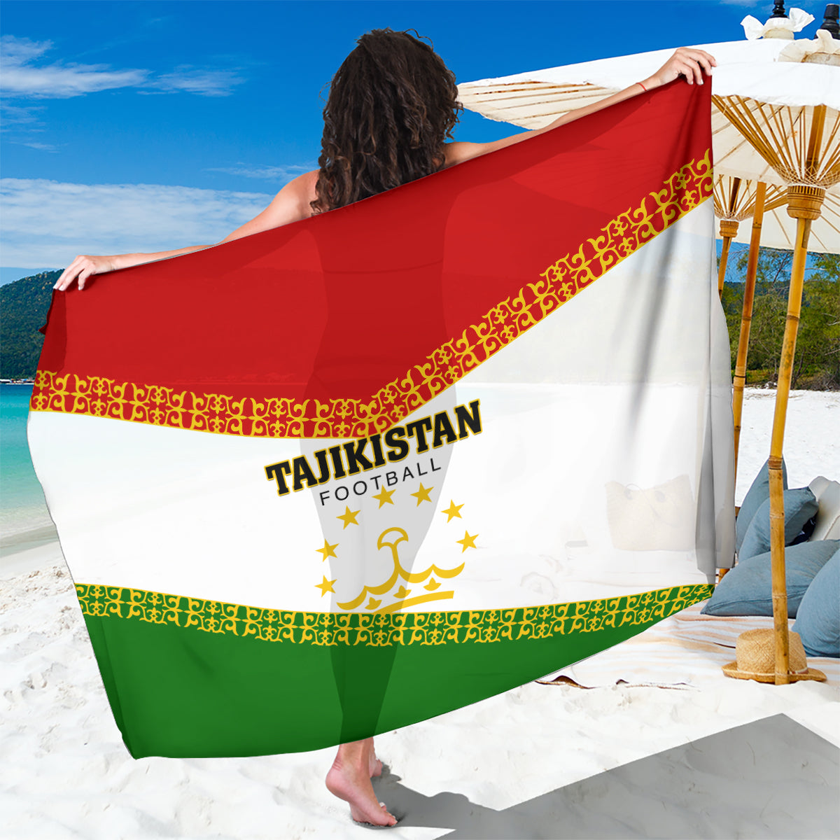 Tajikistan Football Sarong Come On Tadzhikistan - Wonder Print Shop