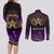 Mardi Gras 2024 Couples Matching Long Sleeve Bodycon Dress and Long Sleeve Button Shirt Carnival Mask Special Version - Wonder Print Shop