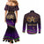 Mardi Gras 2024 Couples Matching Mermaid Dress and Long Sleeve Button Shirt Carnival Mask Special Version