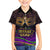 Mardi Gras 2024 Family Matching Off Shoulder Long Sleeve Dress and Hawaiian Shirt Carnival Mask Special Version - Wonder Print Shop