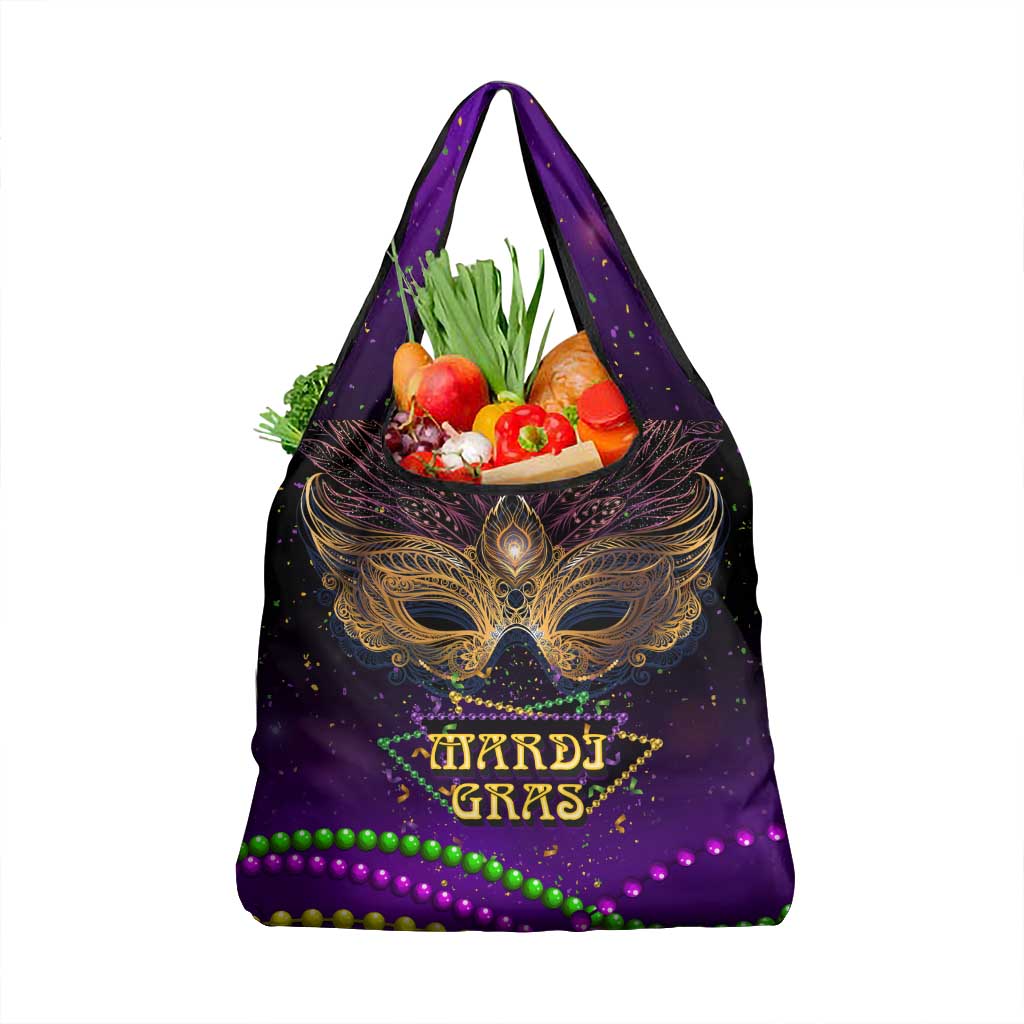 Mardi Gras 2024 Grocery Bag Carnival Mask Special Version