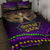 Mardi Gras 2024 Quilt Bed Set Carnival Mask Special Version - Wonder Print Shop