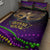 Mardi Gras 2024 Quilt Bed Set Carnival Mask Special Version - Wonder Print Shop