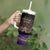 Personalized Mardi Gras Tumbler With Handle Carnival Mask Special Version