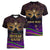 Mardi Gras 2024 Women V Neck T Shirt Carnival Mask Special Version - Wonder Print Shop