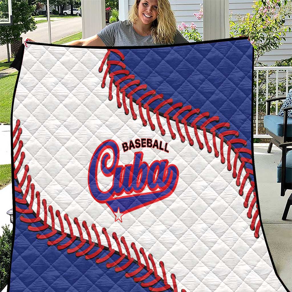 Custom Baseball Cuba 2025 Quilt Cuba Powerhouse of Baseball