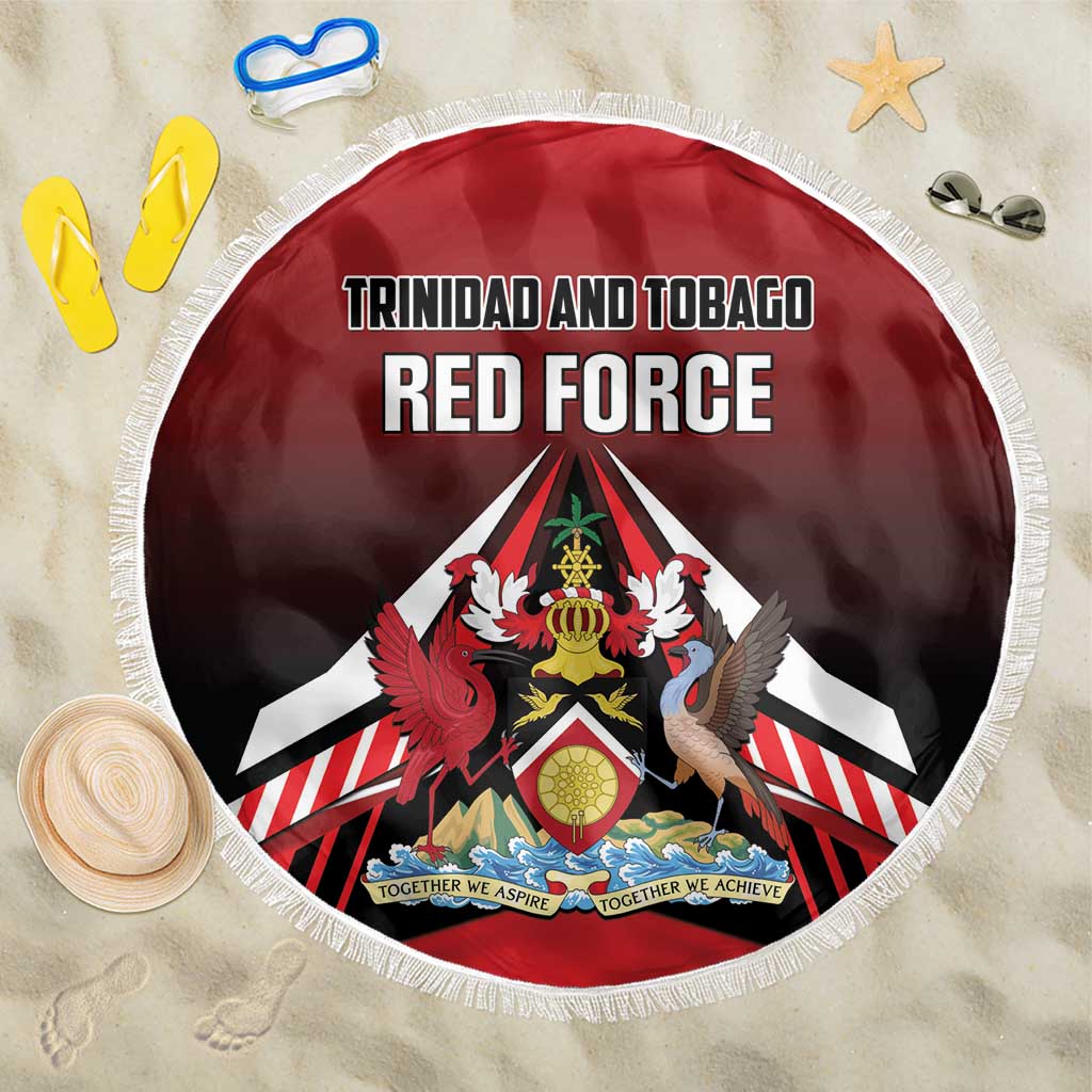 Custom Cricket Trinidad and Tobago Red Force Beach Blanket Go Champion