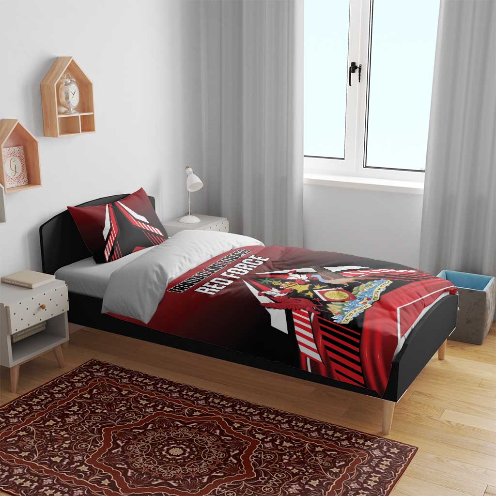Custom Cricket Trinidad and Tobago Red Force Bedding Set Go Champion