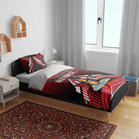 Custom Cricket Trinidad and Tobago Red Force Bedding Set Go Champion