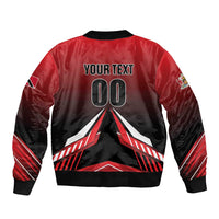 Custom Cricket Trinidad and Tobago Red Force Bomber Jacket Go Champion