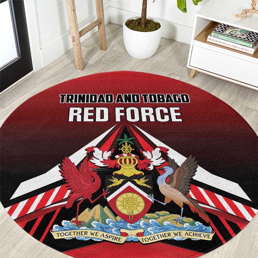 Custom Cricket Trinidad and Tobago Red Force Round Carpet Go Champion