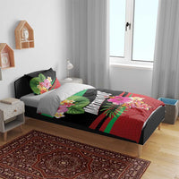 Personalized Martinique Tropical Flower Bedding Set Matinik Beautiful Island