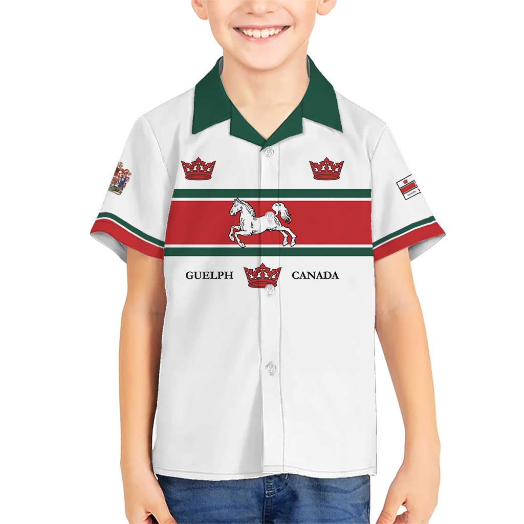 Personalised Canada Guelph Kid Hawaiian Shirt The Royal City Simple Style