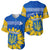 Ukraine Baseball Jersey Ukrainian Coat Of Arms With Sunflower - Wonder Print Shop