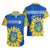 Ukraine Hawaiian Shirt Ukrainian Coat Of Arms With Sunflower - Wonder Print Shop