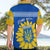 Ukraine Hawaiian Shirt Ukrainian Coat Of Arms With Sunflower - Wonder Print Shop