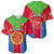 Eritrea Baseball Jersey Eritrean Emblem Flag Mix African Pattern - Wonder Print Shop