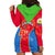 Eritrea Hoodie Dress Eritrean Emblem Flag Mix African Pattern - Wonder Print Shop