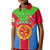 Eritrea Kid Polo Shirt Eritrean Emblem Flag Mix African Pattern - Wonder Print Shop