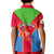 Eritrea Kid Polo Shirt Eritrean Emblem Flag Mix African Pattern - Wonder Print Shop