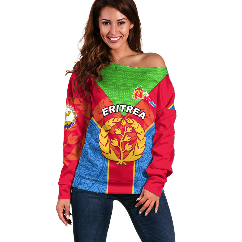 custom-eritrea-off-shoulder-sweater-eritrean-emblem-flag-mix-african-pattern