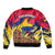 Colombia Bomber Jacket Colombian Tribal Seamless Patterns - Wonder Print Shop