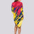 Colombia Long Sleeve Bodycon Dress Colombian Tribal Seamless Patterns - Wonder Print Shop