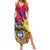 Colombia Summer Maxi Dress Colombian Tribal Seamless Patterns - Wonder Print Shop