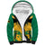 Personalised Jamaica Football Sherpa Hoodie Reggae Girlz Lion Sporty Style - Wonder Print Shop